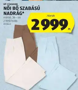 ALDI Női bő szabású nadrág ajánlat
