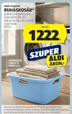 ALDI HOME CREATION RUHÁSKOSÁR ajánlat