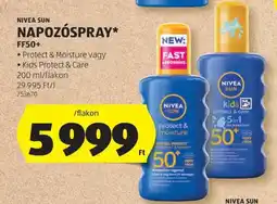 ALDI NIVEA SUN NAPOZÓSPRAY FF50+ ajánlat