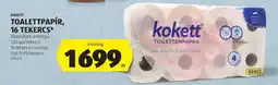 ALDI Kokett Toalettpapír, 16 tekercs ajánlat