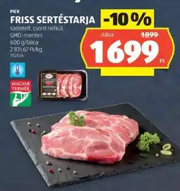 ALDI Friss sertéstarja ajánlat