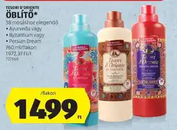 ALDI TESORI D’ORIENTE Öblítő ajánlat