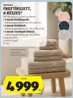 ALDI NOVITESSE FROTTÍRSZETT, 6 RÉSZES ajánlat