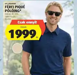 ALDI FÉRFI PIQUÉ PÓLÓ ajánlat