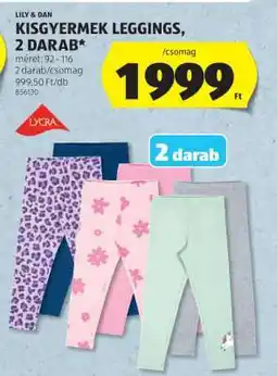 ALDI KISGYERMEK LEGGINGS, 2 DARAB ajánlat