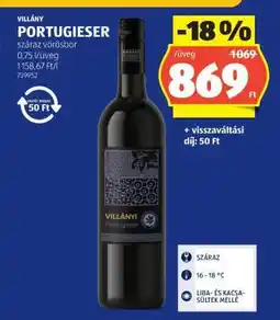 ALDI VILLÁNY PORTUGIESER ajánlat