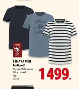Lidl ESMARA MEN Férfi pl ajánlat