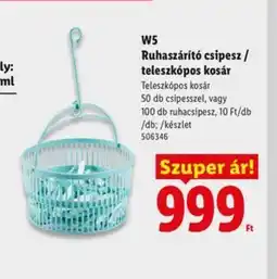 Lidl W5 Ruhaszárít csipesz ajánlat