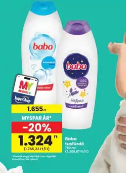 Interspar Baba tusfürdő ajánlat