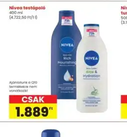 Interspar NIVEA testápol ajánlat
