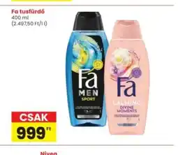 Interspar Fa tusfürdő ajánlat