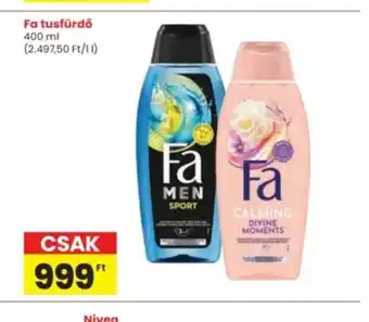 Interspar Fa tusfürdő ajánlat