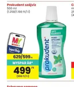Interspar Prokudent szájvíz ajánlat