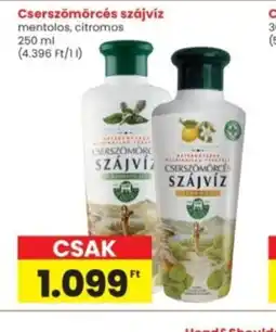 Interspar Cserszömörcés szájvíz ajánlat
