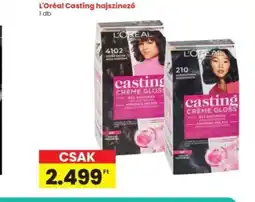Interspar L'ORÉAL Casting hajszínező ajánlat