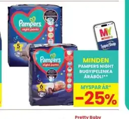 Interspar PAMPERS NIGHT BUGYIPELENKA ajánlat