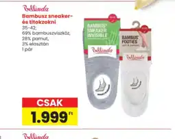 Interspar Bellinda Bambusz sneaker- és titokzokni ajánlat