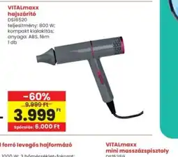 Interspar VITALmaxx hajszárít ajánlat