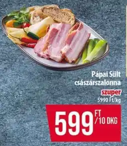 Coop Pápai sült császárszalonna ajánlat