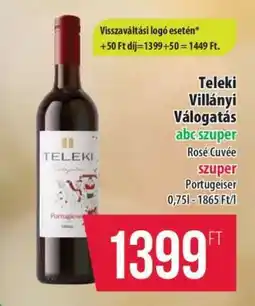 Coop Teleki Villányi Válogatás ajánlat