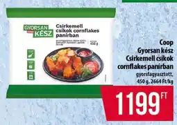 Coop Coop Gyorsan kész csirkemell csíkok cornflakes panírban ajánlat