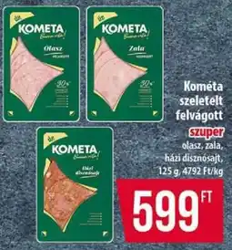 Coop Kométa szeletelt felvágott ajánlat