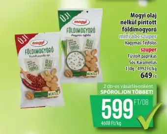 Mogyi olaj nélkül pirított földimogyoró