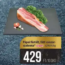 Coop Pápai füstölt, főtt császárszalonna ajánlat