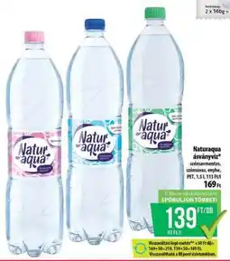 Coop NATURAQUA ÁSVÁNYVÍZ ajánlat