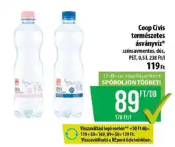 Coop Coop Cívis természetes ásványvíz ajánlat