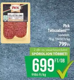 Coop PICK Téliszalámi ajánlat