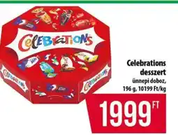 Coop Celebrations desszert ajánlat