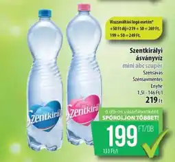 Coop SZENTKIRÁLYI Ásványvíz ajánlat