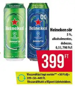 Coop Heineken sör ajánlat