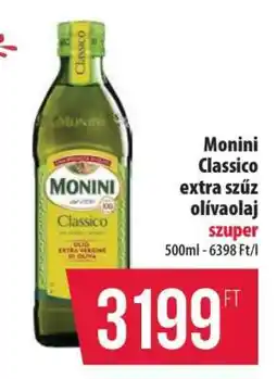 Coop MONINI CLASSICO EXTRA SZŰZ OLÍVAOLAJ ajánlat