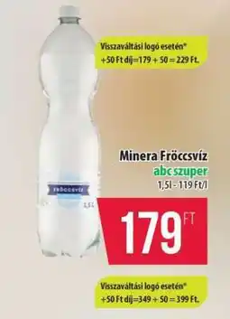Coop Minera Fröccsvíz ajánlat