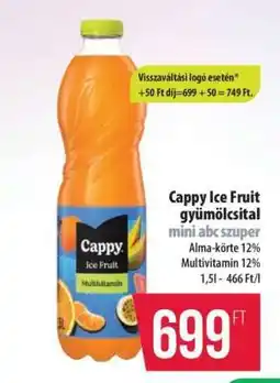Coop Cappy Ice Fruit gyümölcsital ajánlat