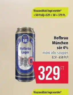 Coop Hofbrau München sör 4% ajánlat