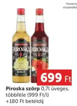 PRIVÁT Piroska szörp ajánlat