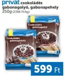 PRIVÁT privát csokoládés gabonagolyó, gabonapehely ajánlat
