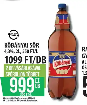 Coop KŐBÁNYAI SÖR ajánlat
