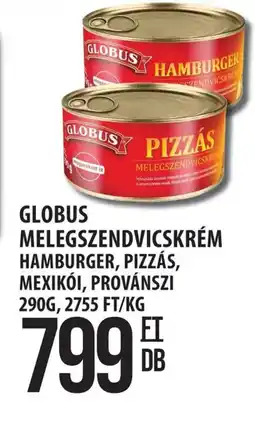 Coop GLOBUS MELEGSZENDVICSKRÉM ajánlat
