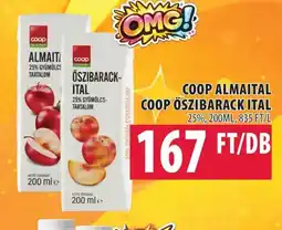Coop COOP ALMAITAL / ŐSZIBARACK ITAL ajánlat