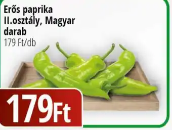 Erős paprika II.osztály, Magyar darab