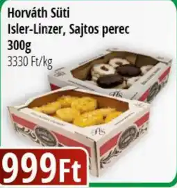 Real Horváth Süti Isler-Linzer, Sajtos perec ajánlat