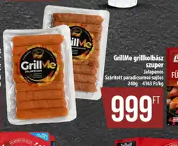Coop GrillMe grillkolbász ajánlat