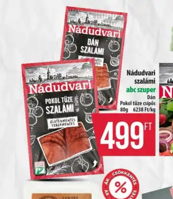 Coop Nádudvari szalámi ajánlat