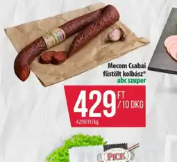 Coop Mecom Csabai füstölt kolbász ajánlat