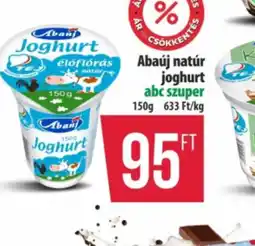 Coop Abaúj natúr joghurt ajánlat