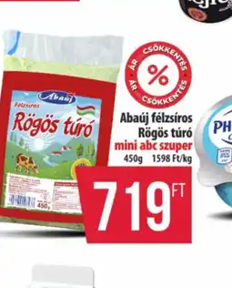Coop Abaúj félzsíros Rögös túr ajánlat